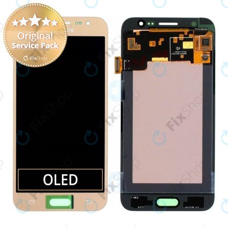 Samsung Galaxy J5 J500F - LCD Displej + Dotykové Sklo (Gold) - GH97-17667C Genuine Service Pack