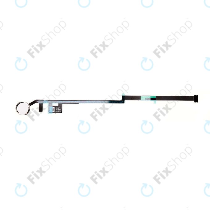 Apple iPad (7th Gen 2019, 8th Gen 2020, 9th Gen 2021) - Tlačítko Domů + Flex Kabel (Silver)