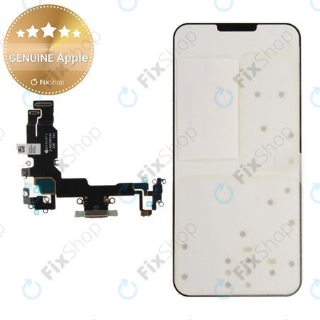 Nabíjecí Konektor + Flex Kabel pro iPhone 15 | Green | 923-09764 | Genuine Apple