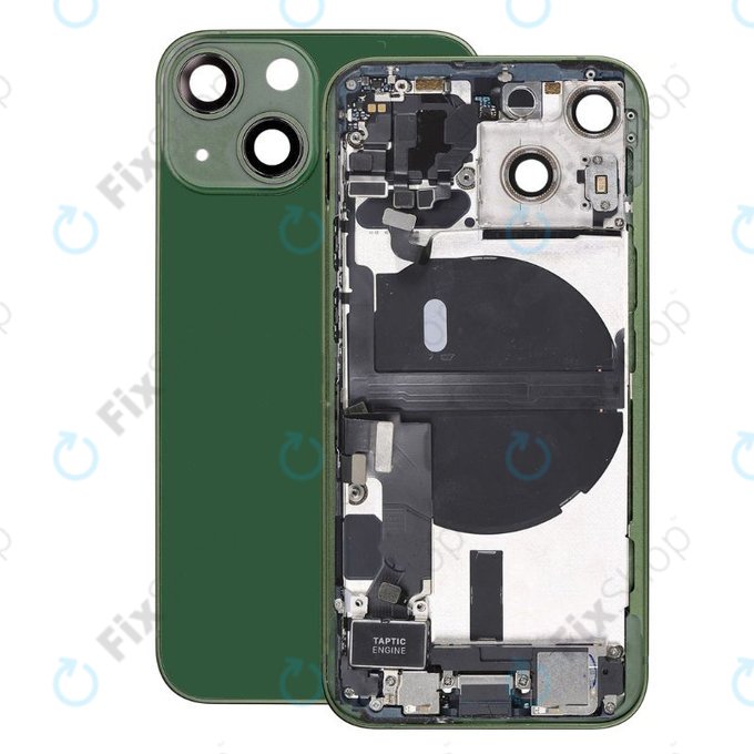 Apple iPhone 13 Mini - Zadní Housing s Malými Díly (Green)