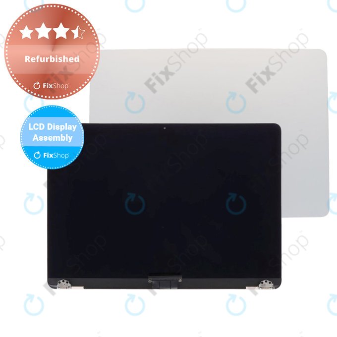 Apple MacBook Air 13" M3 A3113 (2024) - LCD Displej + Přední Sklo + Kryt (Silver) Refurbished