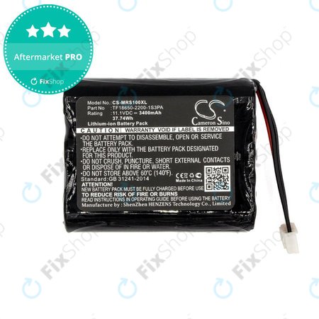 Baterie pro Marshall Stockwell, 3400mAh, Li-Ion, 11.1V, TF18650-2200-1S3PA, HQ