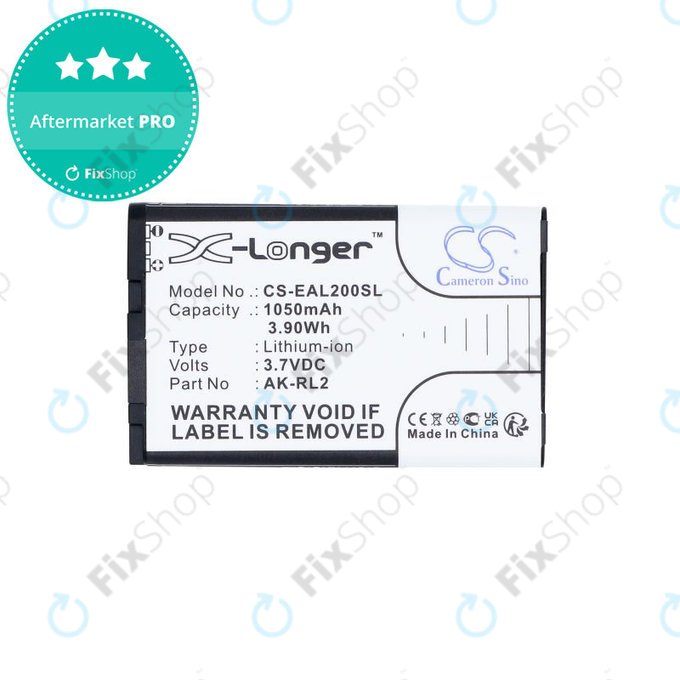 Baterie pro Emporia Essence Plus, Talk comfort, V20, 1050mAh, Li-Ion, 3.7V, AK-RL2, HQ