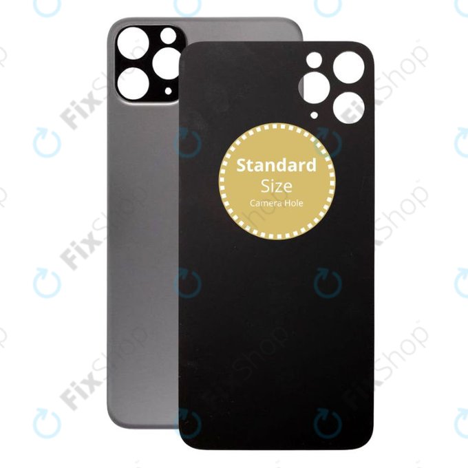 Apple iPhone 11 Pro - Sklo Zadního Housingu (Space Gray)