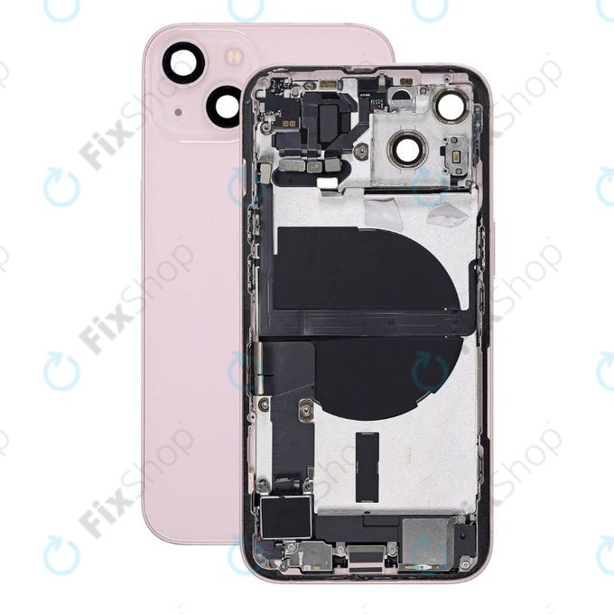 Apple iPhone 13 - Zadní Housing s Malými Díly (Pink)