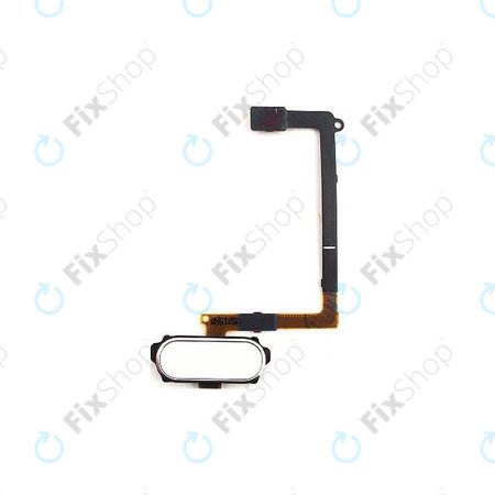 Samsung Galaxy S6 G920F - Tlačítko Domů + Flex Cable (White Pearl) - GH96-08166A Genuine Service Pack