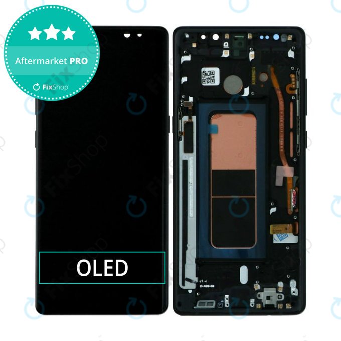 Samsung Galaxy Note 8 N950F - LCD Displej + Dotykové Sklo + Rám OLED