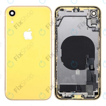 Apple iPhone XR - Zadní Housing s Malými Díly (Yellow)