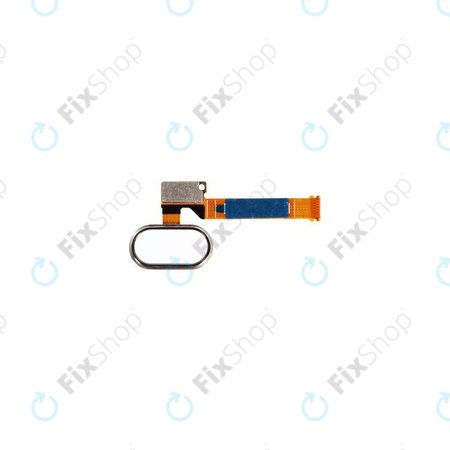 Meizu MX5 - Tlačítko Domů + Flex Cable (White)