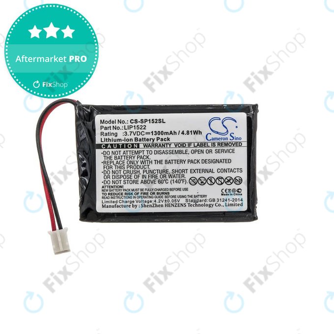 Sony Playstation 4, 4 Pro, 4 Slim - Baterie pro Ovladač Dualshock 4 LIP1522 1300mAh HQ