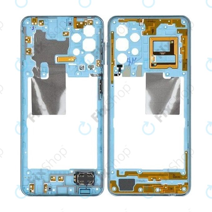 Samsung Galaxy A32 5G A326B - Střední Rám (Awesome Blue) - GH97-25939C Genuine Service Pack