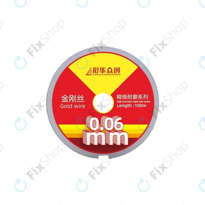 Gold Wire - Drát na Separování LCD Displejů (0.06mm x 100M)