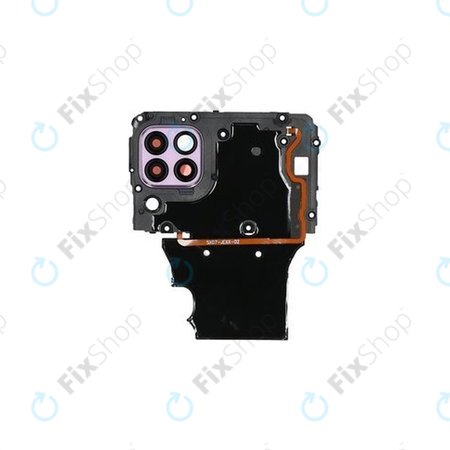 Huawei P40 Lite - Krytka Základní Desky + Sklíčko Zadní Kamery + NFC (Sakura Pink) - 02353MVB