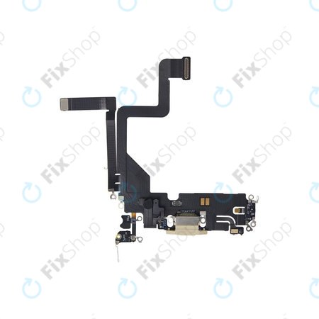 Apple iPhone 14 Pro - Nabíjecí Konektor + Flex Kabel (Gold)