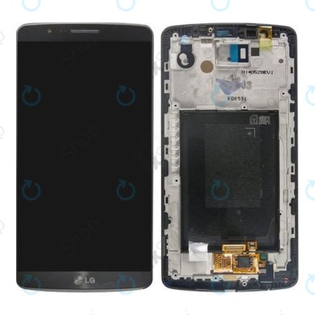 LG G3 D855 - LCD Displej + Dotykové sklo + Rám (Černá)