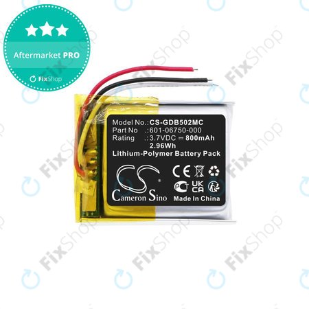 Baterie pro GoPro Hero 4 Session, Hero 5 Session, 800mAh, Li-Pol, 3.7V, 601-06750-000, HQ