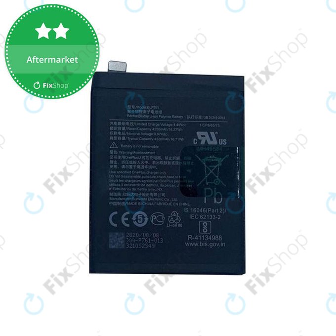 OnePlus 8 - Baterie BLP761 4300mAh