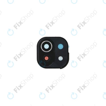 Xiaomi Mi 11 Lite 5G - Sklíčko Zadní Kamery + Rám (Truffle Black)