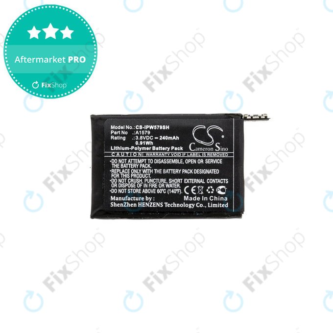 Baterie pro Apple Watch 1 42 mm, 240mAh, Li-Pol, 3.8 V, A1579, HQ