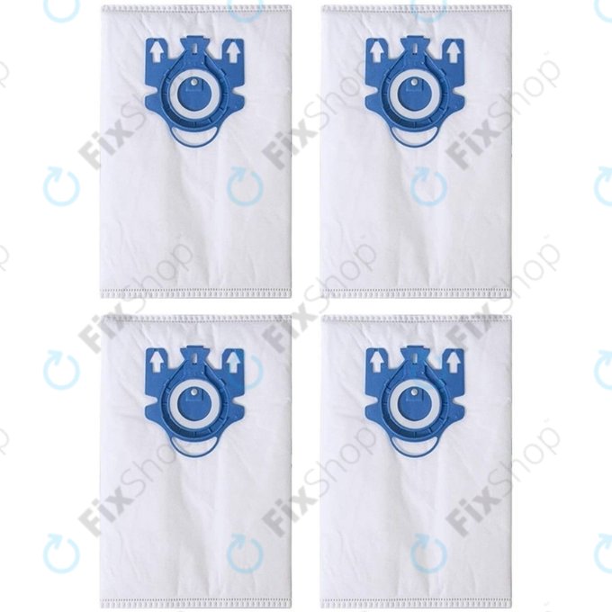 Sáček do vysavače, 4 ks pro Miele Classic C1, Complete C2, Complete C3, S2, S5, S8, S 400i - S 858