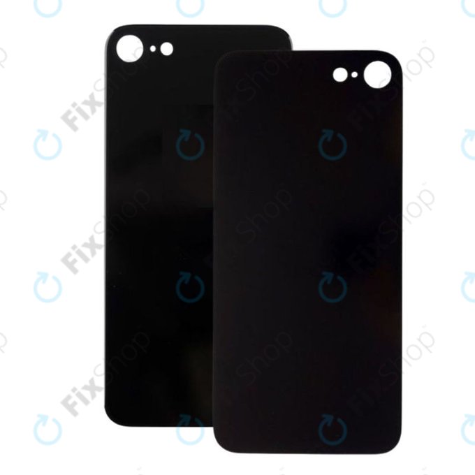 Apple iPhone SE (2nd Gen 2020) - Sklo Zadního Housingu (Black)