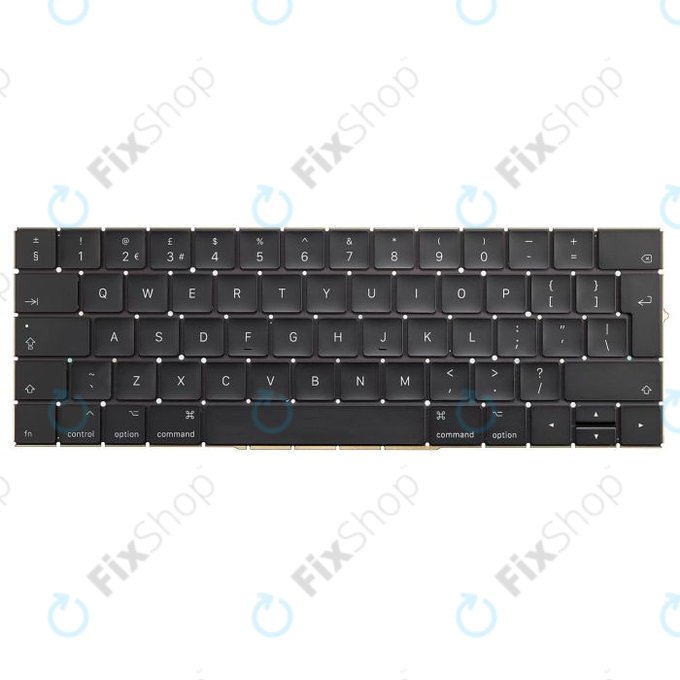 Apple MacBook Pro 13" A1706, 15" A1707 (Late 2016 - Mid 2017) - Klávesnice UK