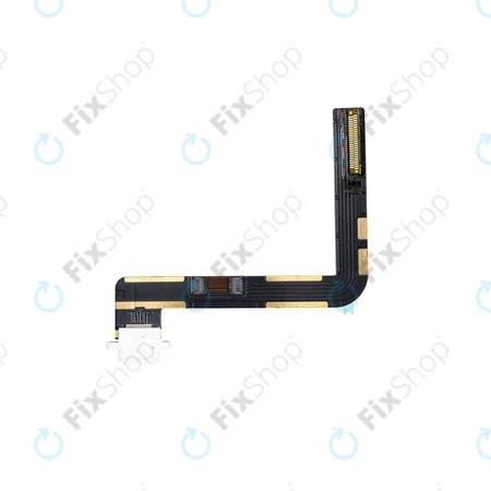 Apple iPad (7th Gen 2019, 8th Gen 2020, 9th Gen 2021) - Nabíjecí Konektor + Flex Kabel (White)