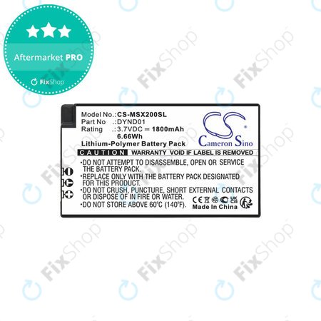 Baterie pro Microsoft Xbox Elite Series 2, 1800mAh, Li-Pol, 3.7V, DYND01, HQ