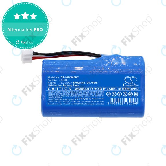 Baterie pro NEXGO N3, N5, 6700mAh, Li-Ion, 3.7V, GX02, HQ