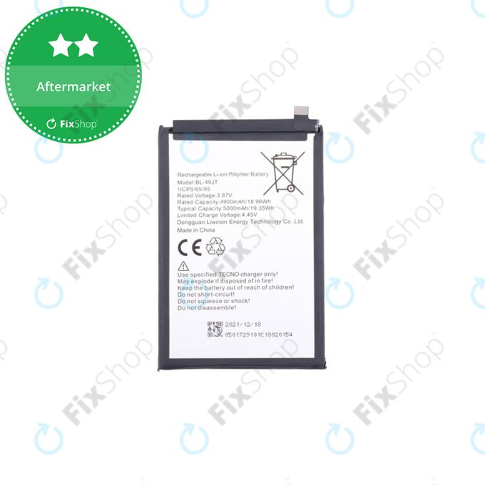 Tecno Spark 20 - Baterie 5000mAh