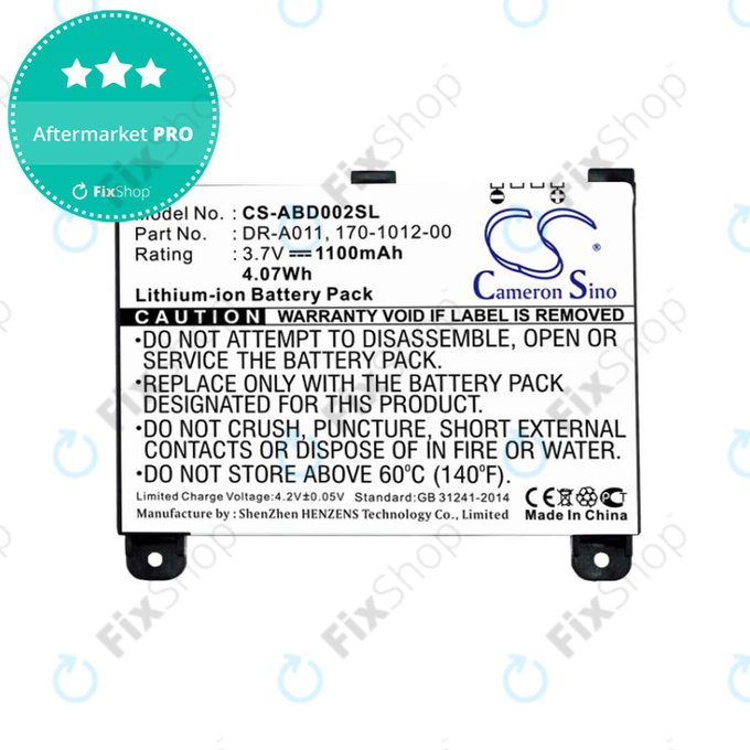 Baterie pro Amazon Kindle 2, 1100mAh, Li-Ion, 3.7V, DR-A011, HQ