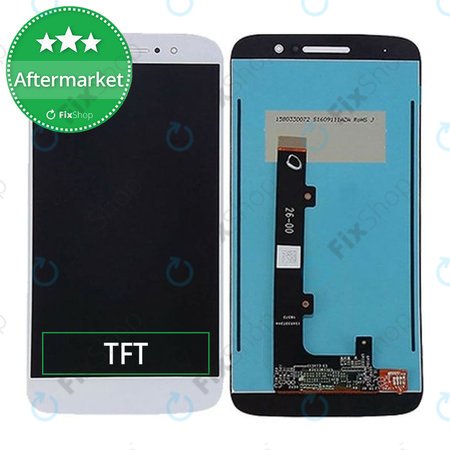 Motorola Moto M XT1663 - LCD Displej + Dotykové Sklo (White) TFT
