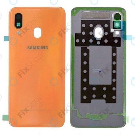 Samsung Galaxy A40 A405F - Bateriový Kryt (Coral) - GH82-19406D Genuine Service Pack