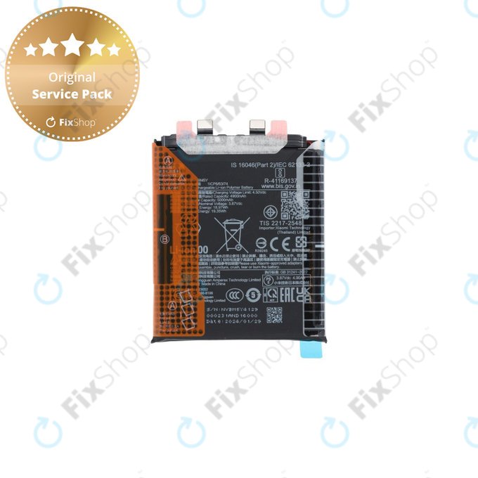 Xiaomi 14 Ultra - Baterie BM5Y 5000mAh - 1330102000123B Genuine Service Pack