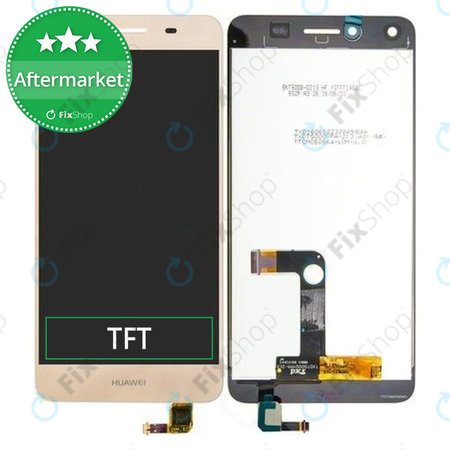 Huawei Y5 II 4G - LCD Displej + Dotykové Sklo (Gold) TFT