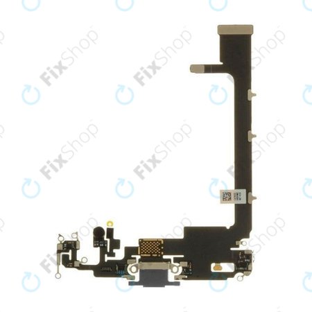 Apple iPhone 11 Pro Max - Nabíjecí Konektor (Bez IC nabíjení) + Flex Kabel (Space Gray)