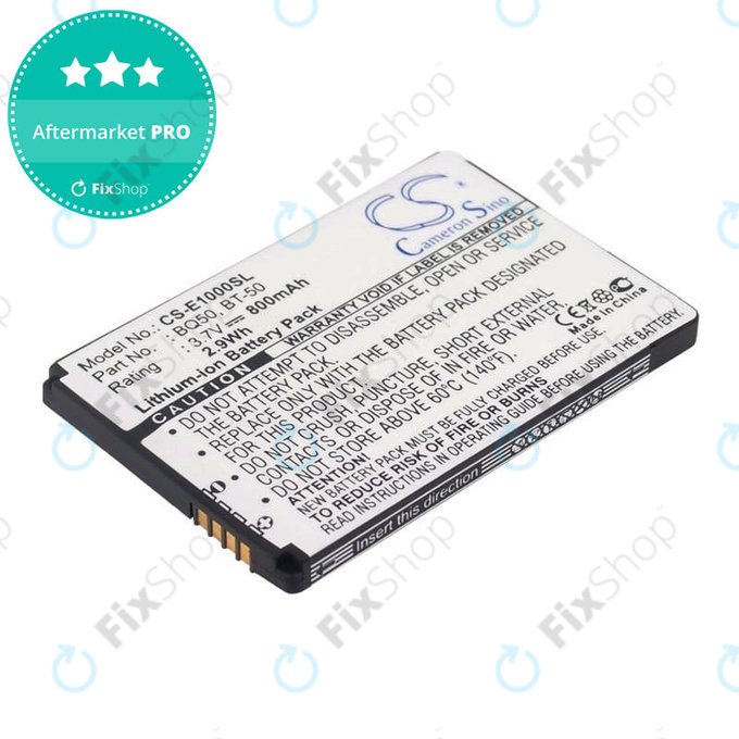 Baterie pro Motorola Wilder, 800mAh, Li-Ion, 3.7V, BQ50, HQ