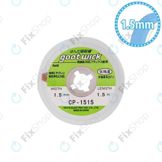 Goot CP-1515 - Lanko na Odsávání Cínu - 1.5mm
