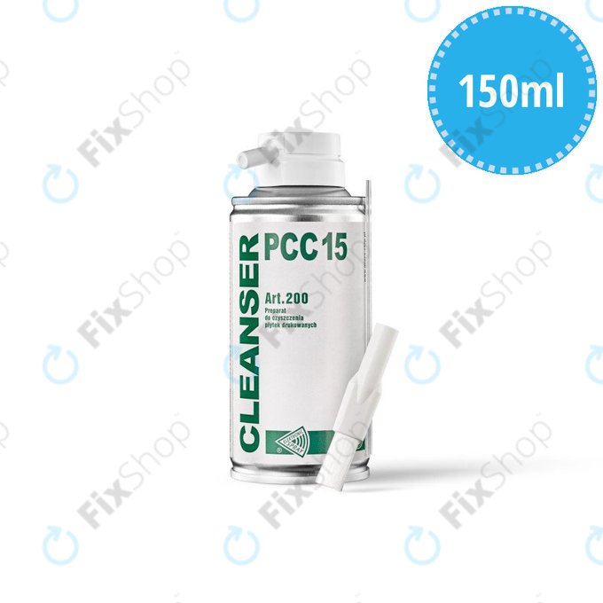Profesionální čistič PCB PCC15 ve spreji s kartáčkem, 150 ml