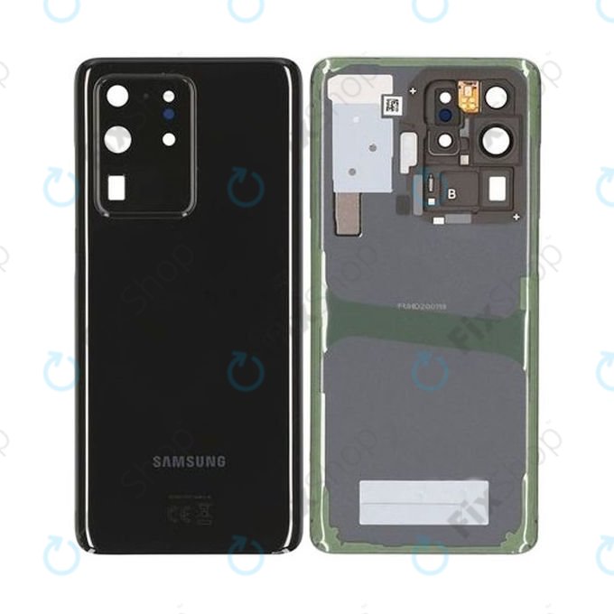 Samsung Galaxy S20 Ultra G988F - Batériový Kryt (Cosmic Black) - GH82-22217A Genuine Service Pack