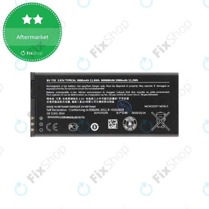 Microsoft Lumia 950/950 LTE, 950 Dual - Baterie BV-T5E 3000mAh