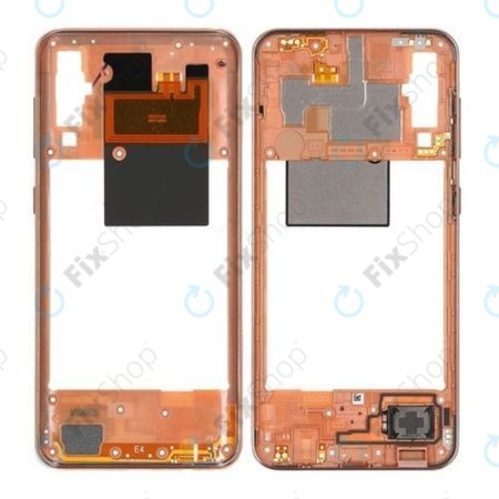 Samsung Galaxy A50 A505F - Střední Rám (Coral) - GH97-23209D Genuine Service Pack