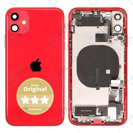 Apple iPhone 11 - Zadní Housing (Red) Pulled