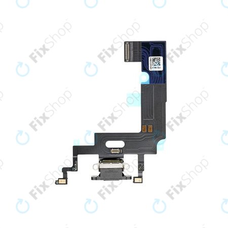 Apple iPhone XR - Nabíjecí Konektor + Flex Kabel (Black)