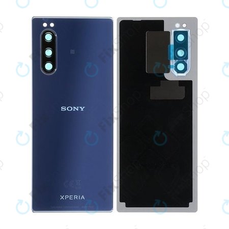 Sony Xperia 5 - Bateriový Kryt (Blue) - 1319-9509 Genuine Service Pack