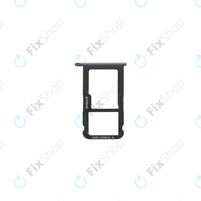 Huawei P8 Lite ALE-L21, P9 Lite (2017) PRA-L21 - SIM Slot (Black) - 51661CYH Genuine Service Pack