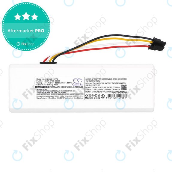 Baterie pro Xiaomi Dreame MC1808, Roborock 1C, 5200mAh, Li-Ion, 14.4V, BRR-2P4S-2600S, HQ