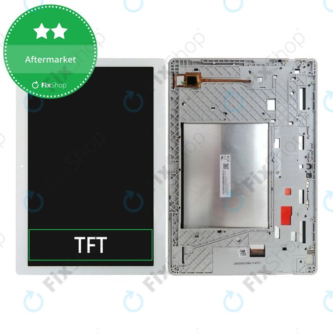 Lenovo Tab M10 TB-X505 - LCD Displej + Dotykové Sklo + Rám (White) TFT
