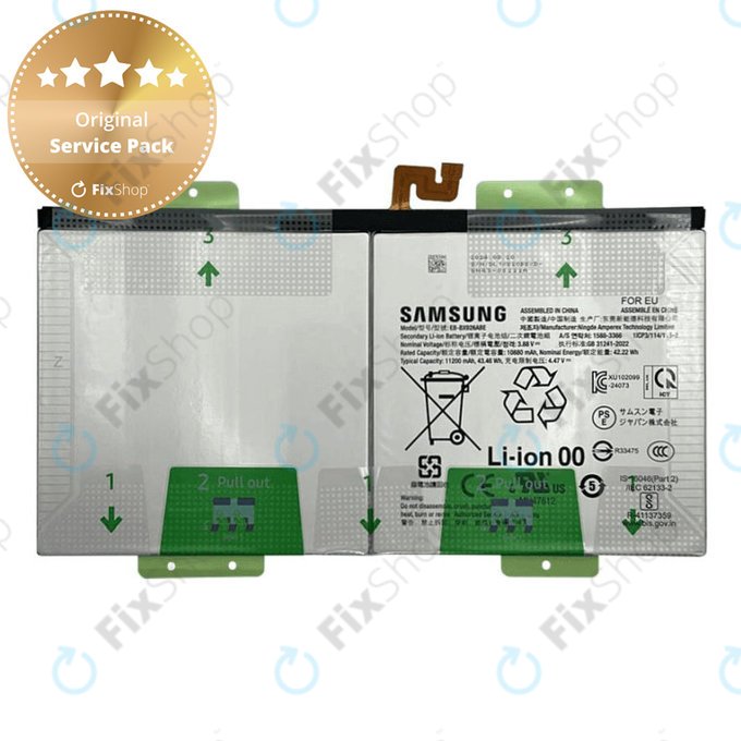 Samsung Galaxy Tab S10 Ultra X920, X926B - Baterie EB-BX926ABE 11200mAh - GH82-35940A Genuine Service Pack
