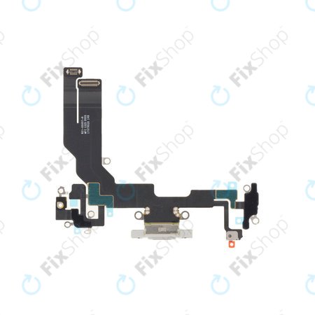 Apple iPhone 16e - Nabíjecí Konektor + Flex Kabel (White)